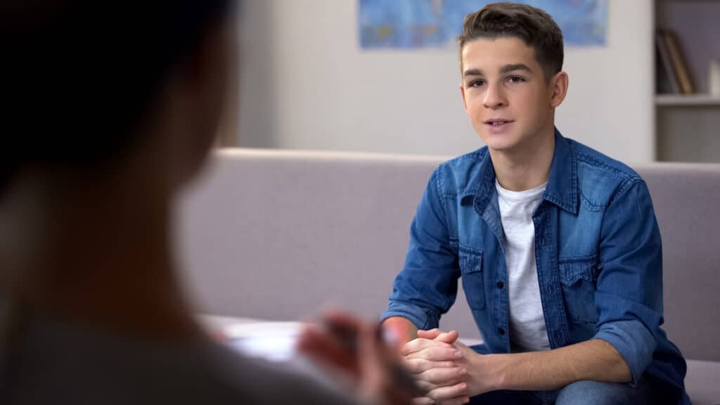 teenager learning adult skills
